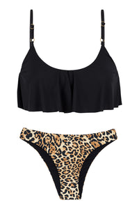 Product Front: Rio De Sol Zestaw Bikini Leopardo Black Babado
