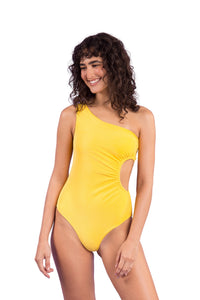 Model Front: Rio De Sol Kostium Jednoczęściowy Malibu-Yellow Maeve