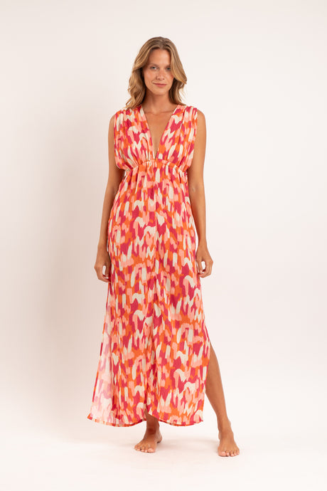 Model Front: Rio De Sol Sukienka Plażowa Mirage Long Dress Soleil