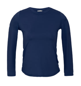 Product Front: Rio De Sol Top Bikini Navy Rash-Guard