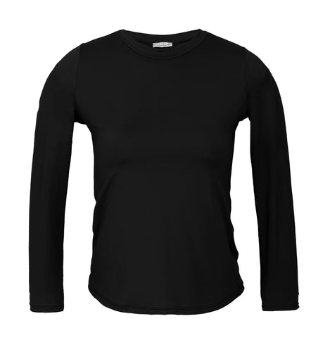 Product Front: Rio De Sol Top Bikini Nero Rash-Guard