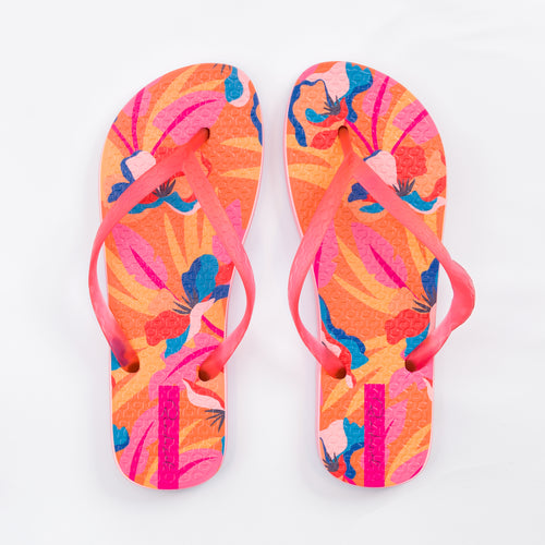 Product Front: Rio De Sol Japonki I Klapki Orange Bloom Slim