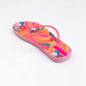 Image 04: Rio De Sol Japonki I Klapki Orange Bloom Slim