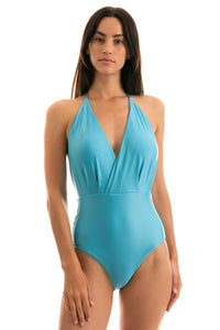 Model Front: Rio De Sol Kostium Jednoczęściowy Orvalho Transpassado