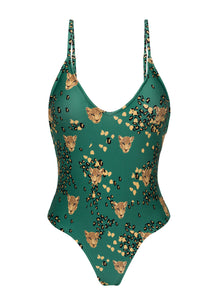 Product Front: Rio De Sol Kostium Jednoczęściowy Roar-Green Hype