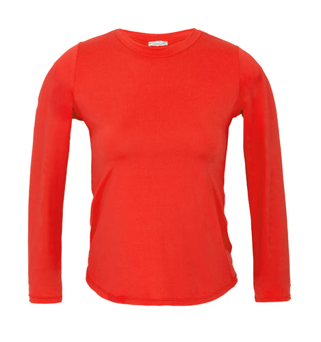 Product Front: Rio De Sol Top Bikini Rouge Rash-Guard
