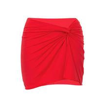 Załaduj obraz do przeglądarki galerii, Product Front: Rio De Sol Spódnica Plażowa Rouge Skirt-Knot
