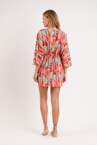 Model Back: Rio De Sol Narzutka Plażowa Sea-Bloom Kaftan Bel