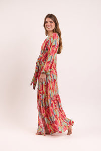 Image 02: Rio De Sol Sukienka Plażowa Sea-Bloom Long Dress Verona
