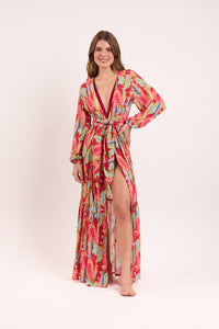 Image 04: Rio De Sol Sukienka Plażowa Sea-Bloom Long Dress Verona