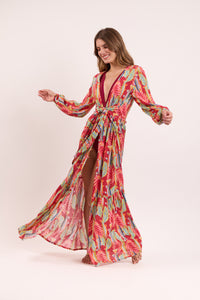 Image 05: Rio De Sol Sukienka Plażowa Sea-Bloom Long Dress Verona
