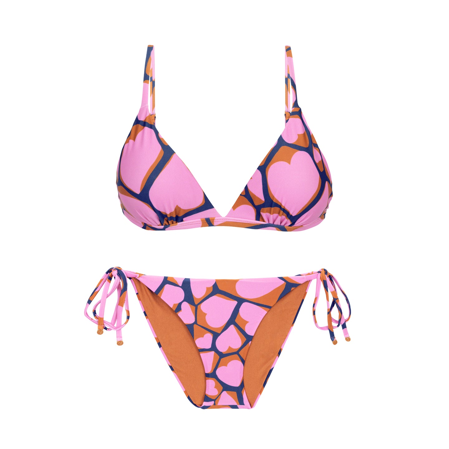 Product Front: Rio De Sol Zestaw Bikini Set Amore-Pink Tri-Fixo Ibiza-Comfy
