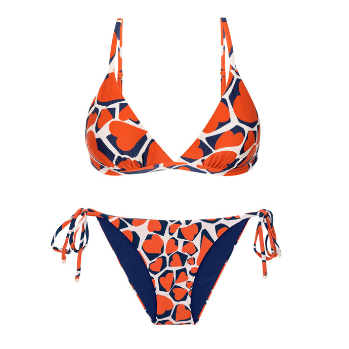 Product Front: Rio De Sol Zestaw Bikini Set Amore-Red Tri-Fixo Ibiza-Comfy