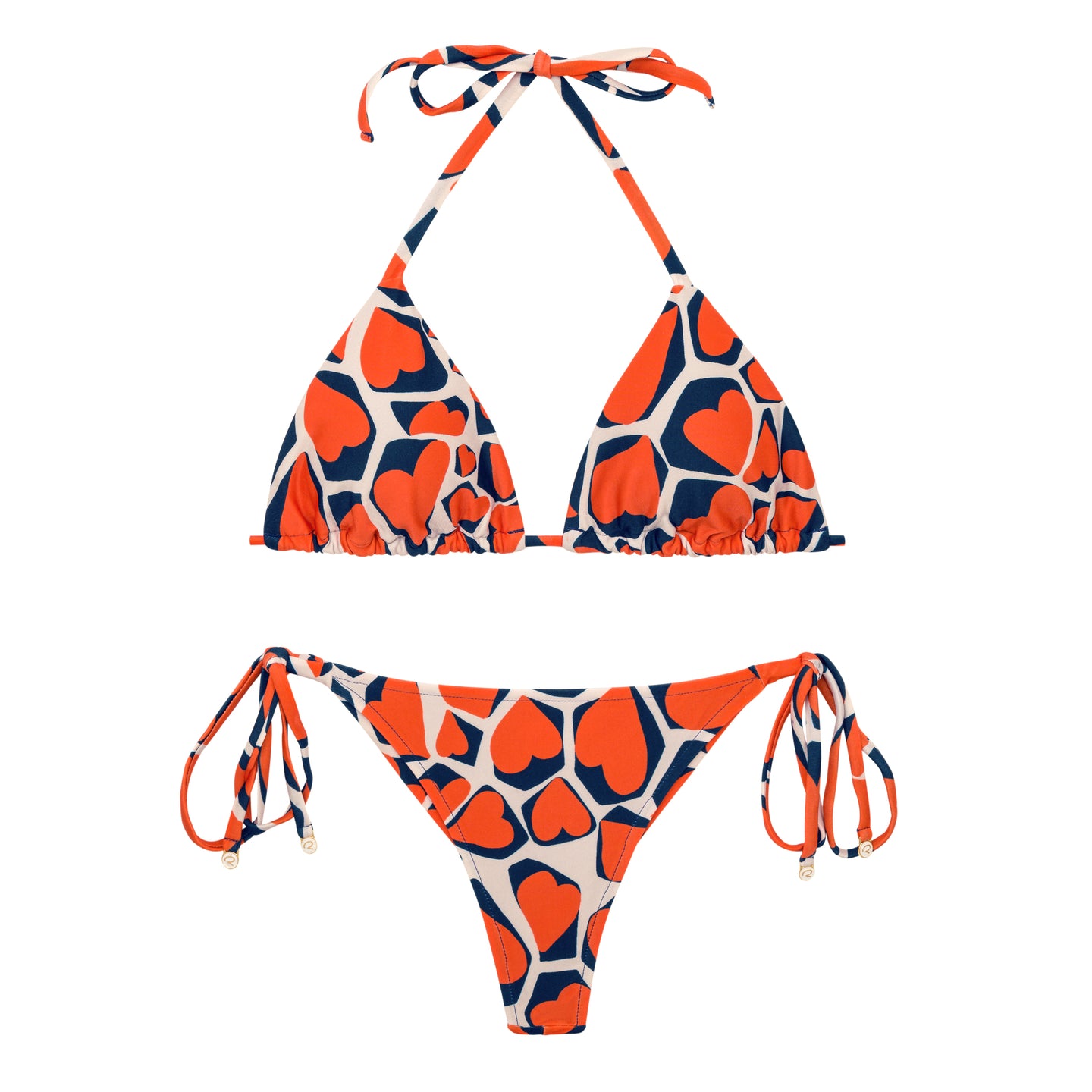 Product Front: Rio De Sol Zestaw Bikini Set Amore-Red Tri-Inv Cheeky-Tie