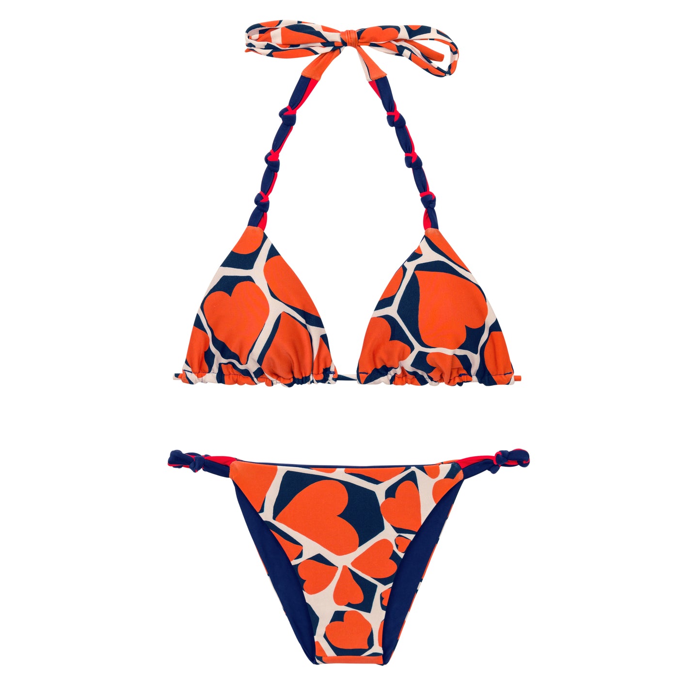 Product Front: Rio De Sol Zestaw Bikini Set Amore-Red Tri-Rev Essential-Rev