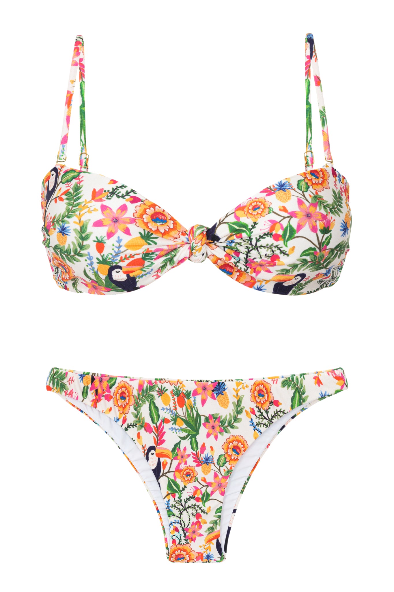 Product Front: Rio De Sol Zestaw Bikini Set Boho Bandeau-Joy Leblon