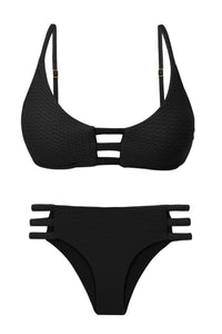 Product Front: Rio De Sol Zestaw Bikini Set Bora-Black Bra-Trio Madrid-Trio
