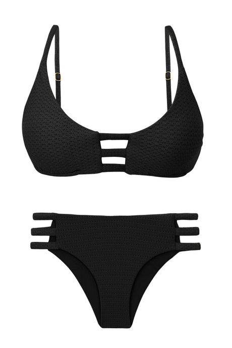 Product Front: Rio De Sol Zestaw Bikini Set Bora-Black Bra-Trio Madrid-Trio