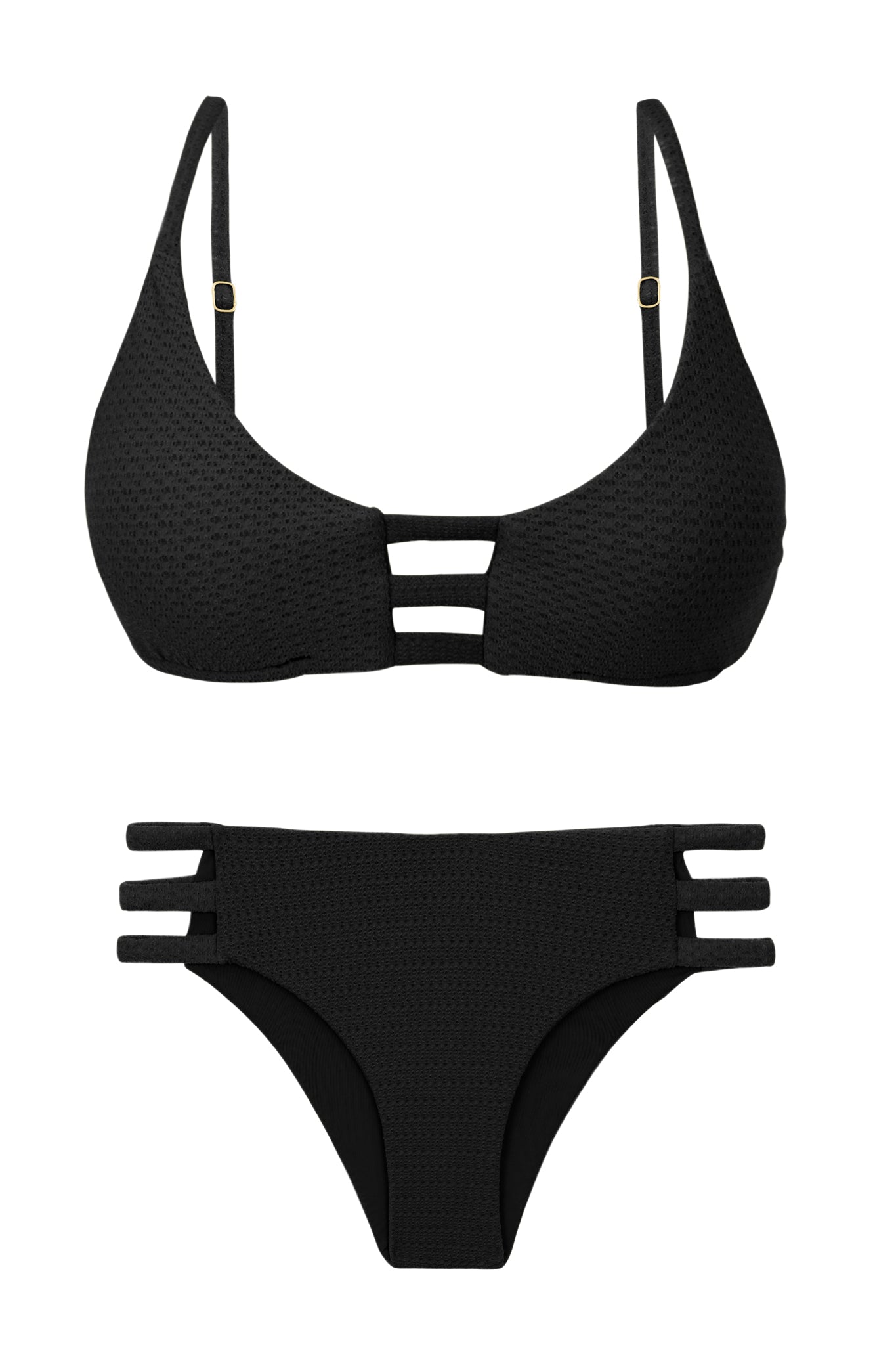 Product Front: Rio De Sol Zestaw Bikini Set Bora-Black Bra-Trio Madrid-Trio
