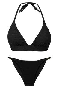 Product Front: Rio De Sol Zestaw Bikini Set Bora-Black Tri-Cos Cheeky-Fixa
