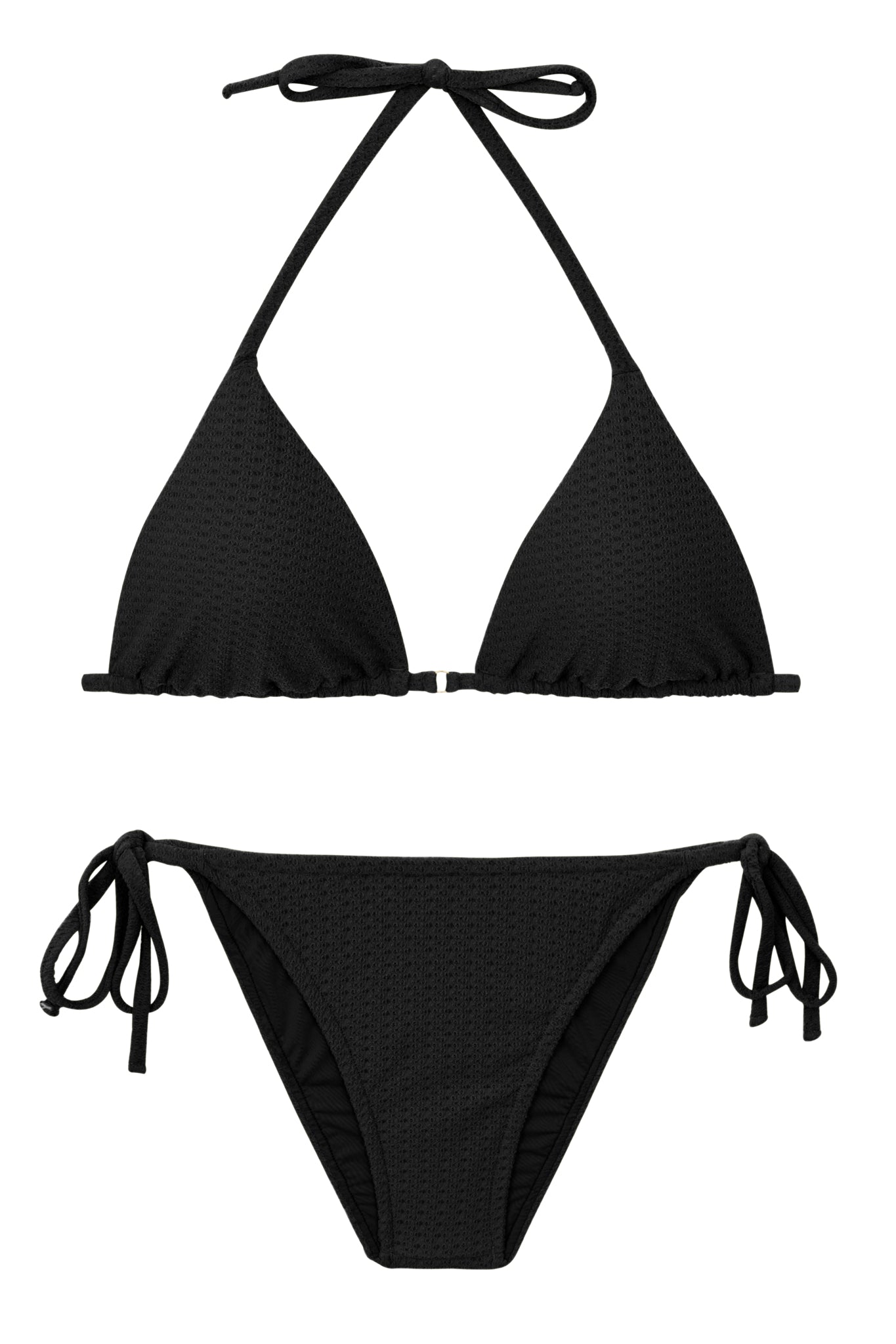 Product Front: Rio De Sol Zestaw Bikini Set Bora-Black Tri-Inv Lacinho