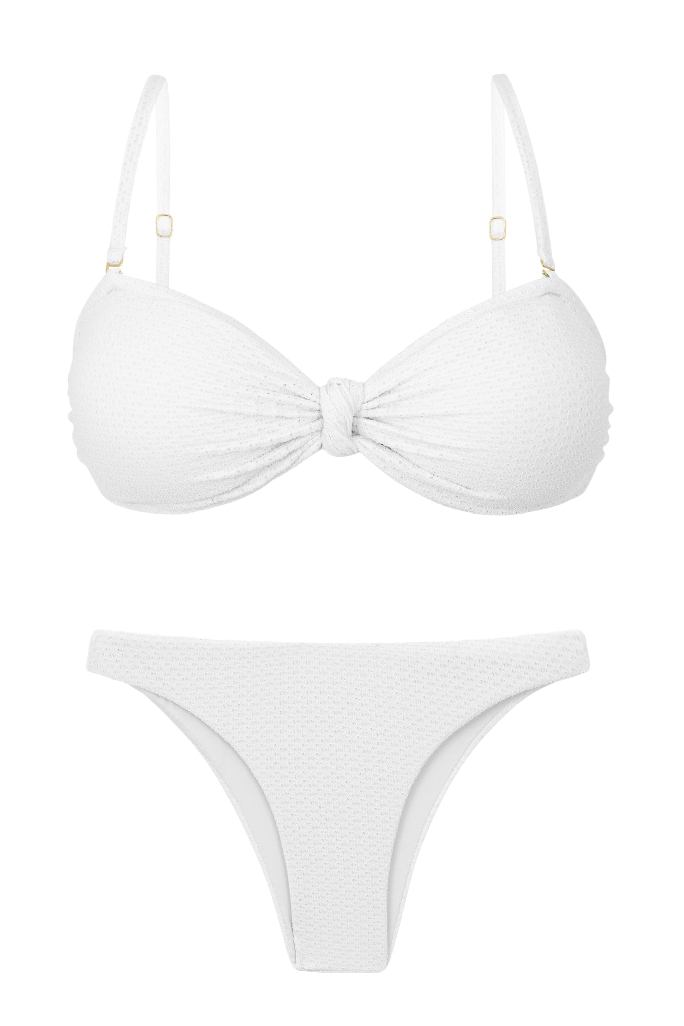 Product Front: Rio De Sol Zestaw Bikini Set Bora-White Bandeau-Joy Leblon