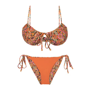 Product Back: Rio De Sol Zestaw Bikini Set Bouquet Balconet-Tie Ibiza-Comfy