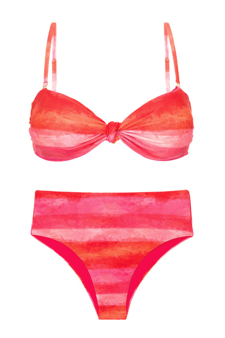 Product Front: Rio De Sol Zestaw Bikini Set Cher Bandeau-Joy Hotpants