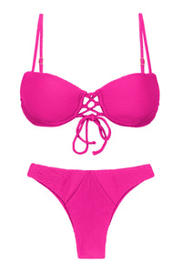 Product Front: Rio De Sol Zestaw Bikini Set Cotele-Amaranto Balconet-Pushup Lisboa