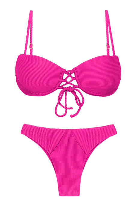 Product Front: Rio De Sol Zestaw Bikini Set Cotele-Amaranto Balconet-Pushup Lisboa