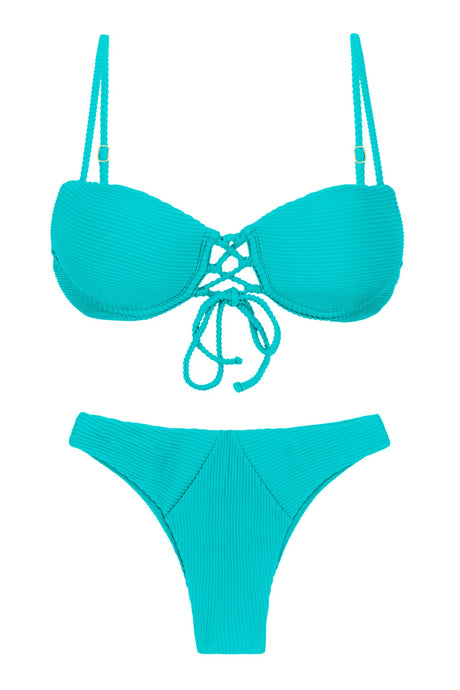 Product Front: Rio De Sol Zestaw Bikini Set Cotele-Jade Balconet-Pushup Lisboa