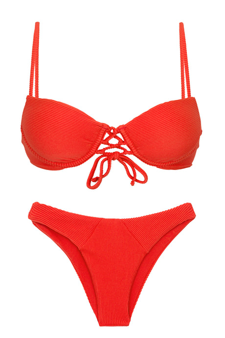 Product Front: Rio De Sol Zestaw Bikini Set Cotele-Tomate Balconet-Pushup Lisboa