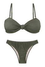 Załaduj obraz do przeglądarki galerii, Product Front: Rio De Sol Zestaw Bikini Set Croco Bandeau-Joy Essential
