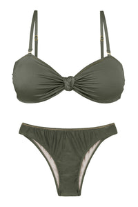 Product Front: Rio De Sol Zestaw Bikini Set Croco Bandeau-Joy Essential