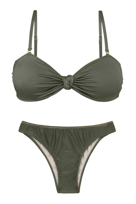 Product Front: Rio De Sol Zestaw Bikini Set Croco Bandeau-Joy Essential