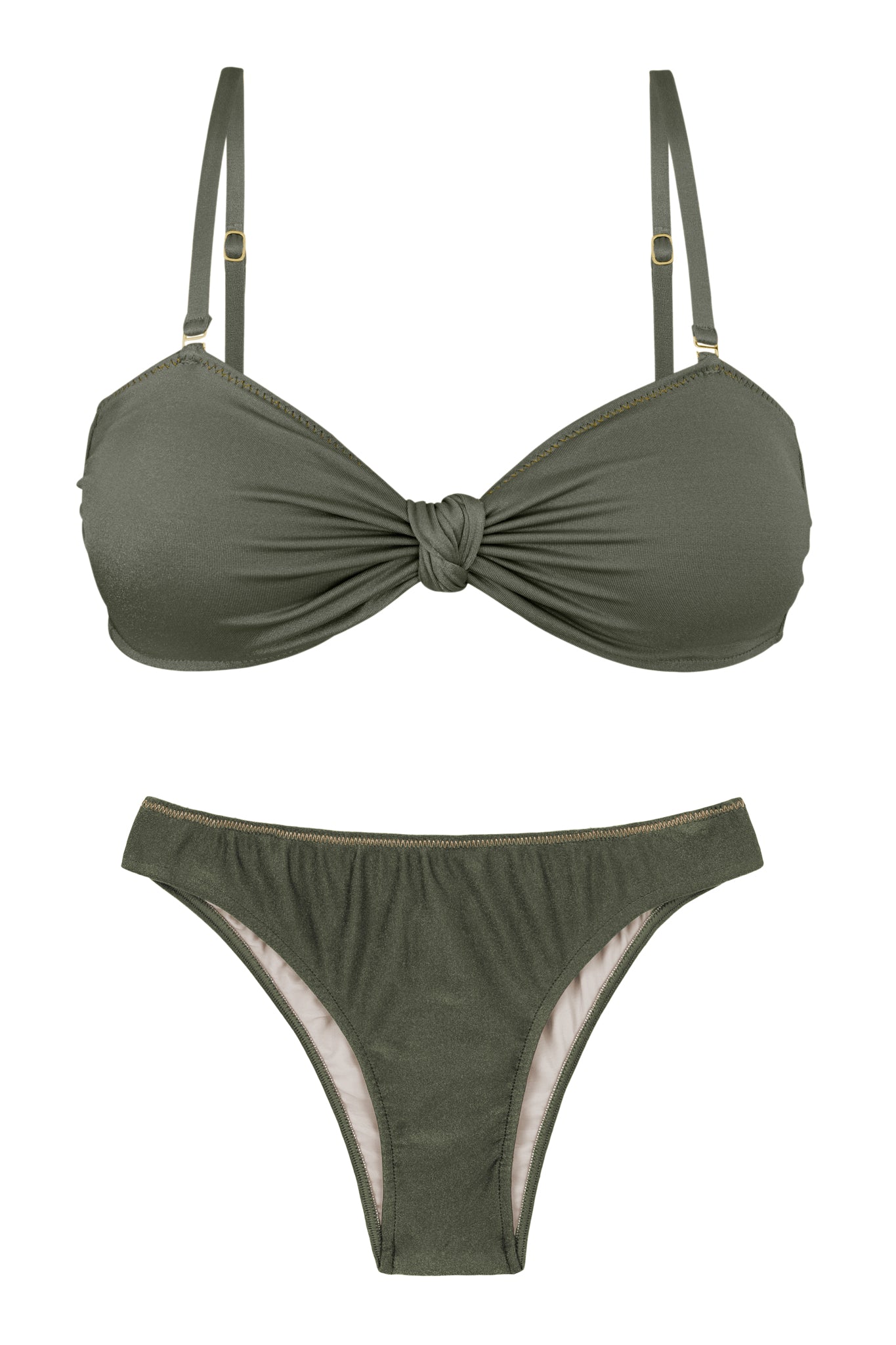 Product Front: Rio De Sol Zestaw Bikini Set Croco Bandeau-Joy Essential