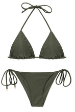 Załaduj obraz do przeglądarki galerii, Product Front: Rio De Sol Zestaw Bikini Set Croco Tri-Inv Cheeky-Tie
