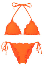 Załaduj obraz do przeglądarki galerii, Product Front: Rio De Sol Zestaw Bikini Set Dots-Orange Frufru

