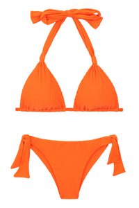 Product Front: Rio De Sol Zestaw Bikini Set Dots-Orange Mel Italy