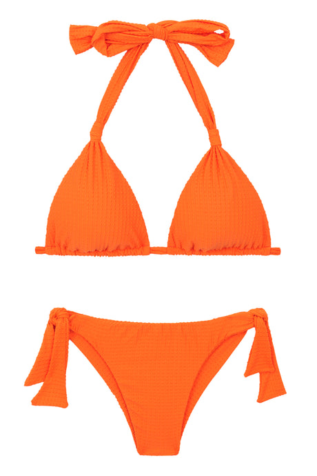 Product Front: Rio De Sol Zestaw Bikini Set Dots-Orange Mel Italy