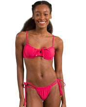 Załaduj obraz do przeglądarki galerii, Gallery: Rio De Sol Zestaw Bikini Set Dots-Virtual-Pink Balconet-Tie Pipa
