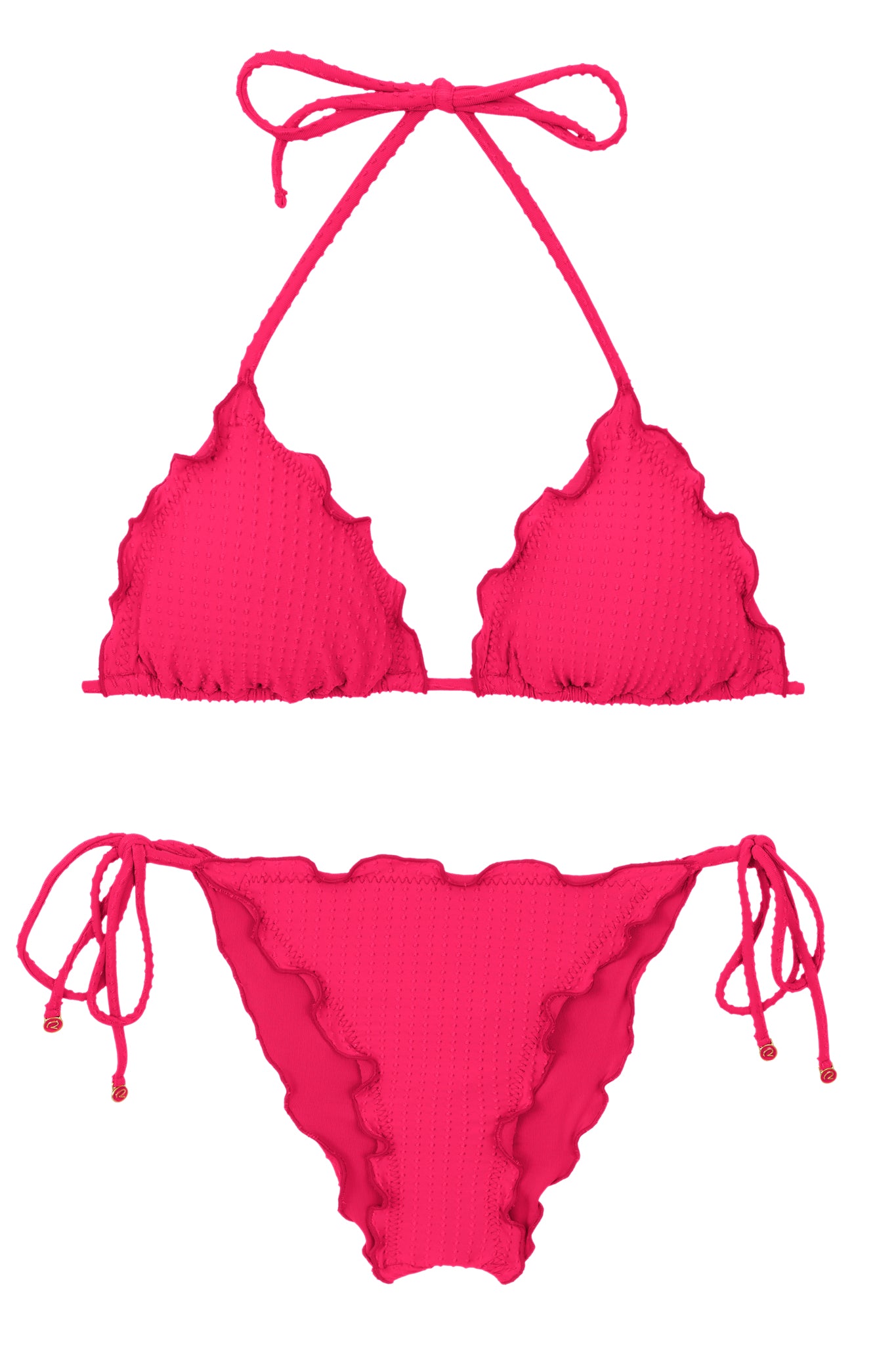 Product Front: Rio De Sol Zestaw Bikini Set Dots-Virtual-Pink Frufru
