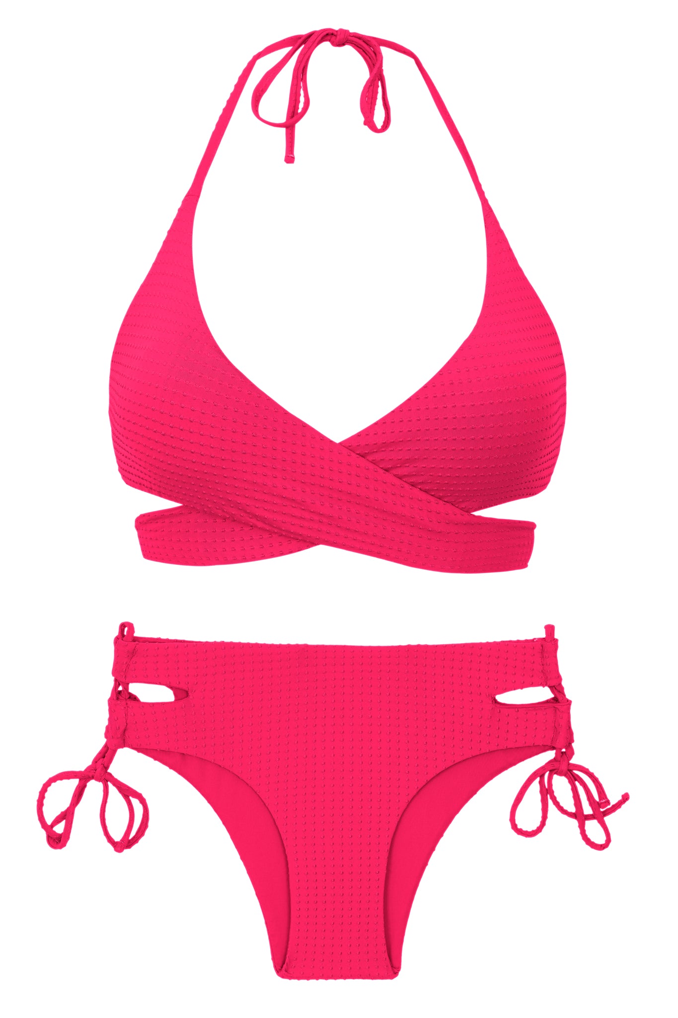 Product Front: Rio De Sol Zestaw Bikini Set Dots-Virtual-Pink Kate Madrid