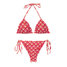 Załaduj obraz do przeglądarki galerii, Product Front: Rio De Sol Zestaw Bikini Set Floral-Scales Frufru Frufru-Fio
