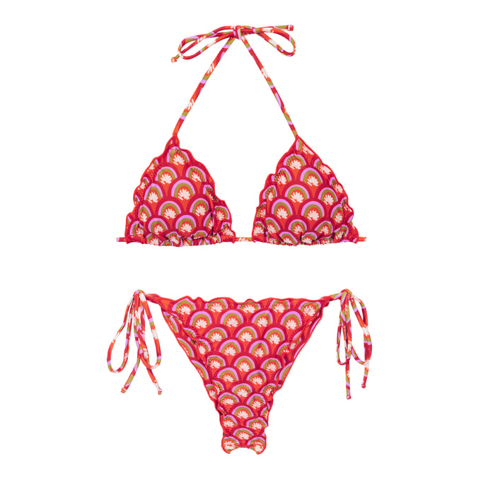 Product Front: Rio De Sol Zestaw Bikini Set Floral-Scales Frufru Frufru-Fio