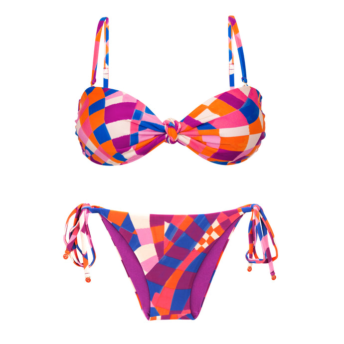 Product Front: Rio De Sol Zestaw Bikini Set Funny Bandeau-Joy Lacinho
