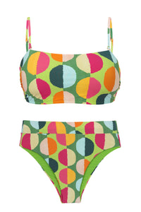 Product Front: Rio De Sol Zestaw Bikini Set Garden-City Bandeau-Reto Hotpant-Cos