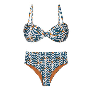 Product Front: Rio De Sol Zestaw Bikini Set Ikat Twist Hotpants