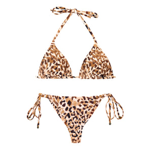 Product Front: Rio De Sol Zestaw Bikini Set Leopard Tri-Inv Cheeky-Tie