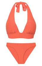 Załaduj obraz do przeglądarki galerii, Product Front: Rio De Sol Zestaw Bikini Set Light-Peach Halter-Cos Essential-Comfy
